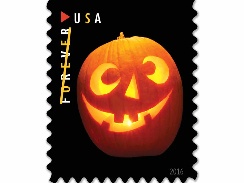 Forever Stamps 2016 Jack-O’-Lanterns – Halloween Holiday, First-Class Postage