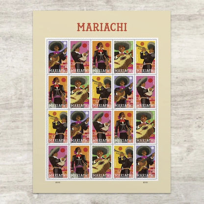 Forever Stamps 2022 Mariachi – Music and Cultural Heritage, First-Class Postage