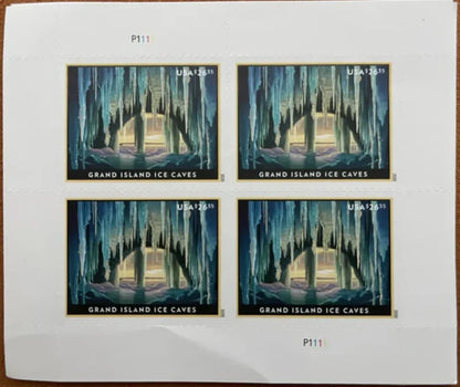 NOT Forever Stamp-Priority Mail Express Stamps 2020 Grand Island Ice Caves – Nature Series, $26.35 Postage