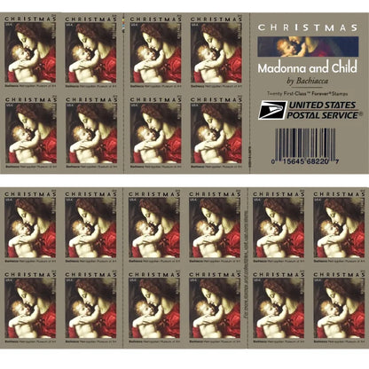 Forever Stamps 2018 Madonna and Child – Christmas Mail, First-Class Postage