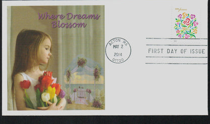 Forever Stamps 2014 Where Dreams Blossom – Wedding Invitation, First-Class Postage