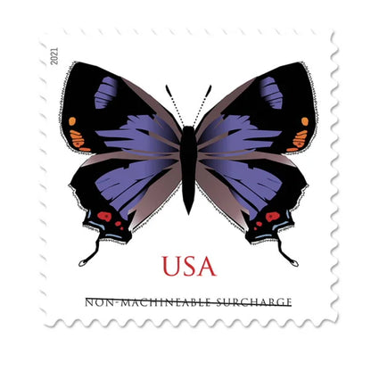 NOT Forever Stamp-$1.29 Stamps 2021 Colorado Hairstreak Butterfly – Non-Machinable Surcharge, First-Class Rate