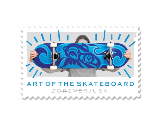 Forever Stamps 2023 Art of the Skateboard – Contemporary Art Collection, First-Class Postage