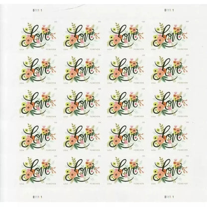Forever Stamps 2018 Love Flourishes – Wedding Invitation, First-Class Postage