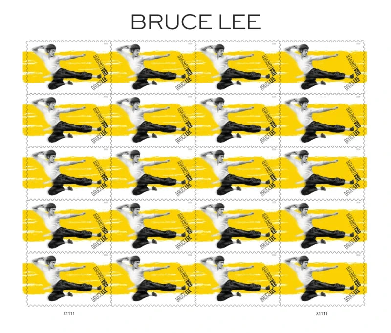 Forever Stamps 2026 Bruce Lee – Martial Arts Legend, First-Class Postage