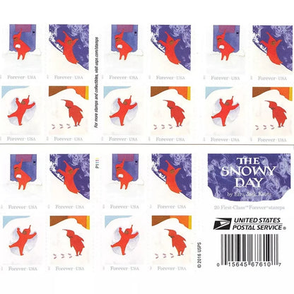 Forever Stamps 2017 The Snowy Day – Winter Wonderland, First-Class Postage