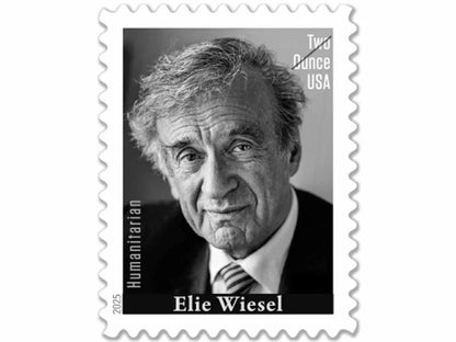 NOT Forever Stamp-Two-Ounce Stamps 2025 Elie Wiesel – Humanitarian Tribute, First-Class Rate