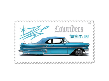 Forever Stamps 2026 Lowriders – Custom Car Culture, First-Class Postage