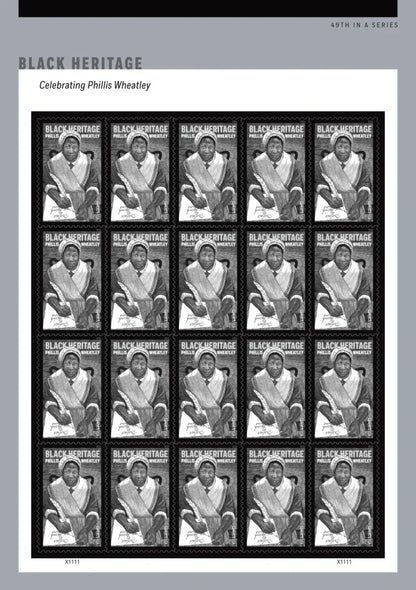 Forever Stamps 2026 Phillis Wheatley – Black Heritage Series, First-Class Postage
