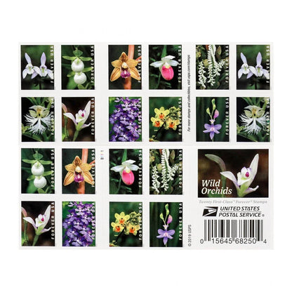Forever Stamps 2020 Wild Orchids – Nature Series, First-Class Postage