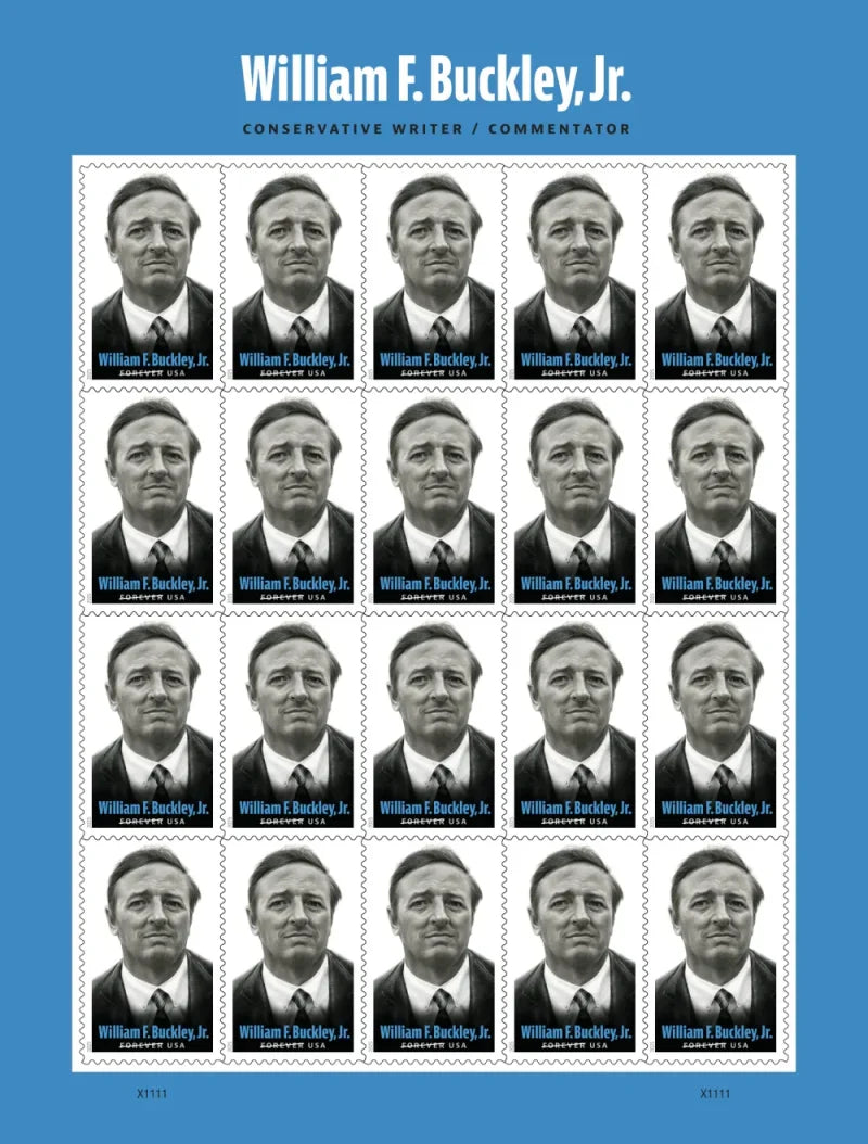Forever Stamps 2025 William F. Buckley Jr. – Commemorative Issue, First-Class Postage